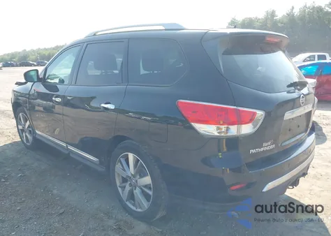 2014 Nissan Pathfinder Platinum z USA, uszkodzony, nr VIN 5N1AR2MM6EC608190